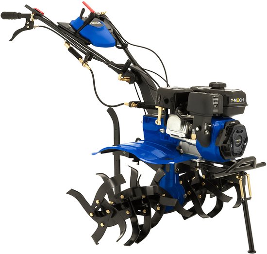 Tuinfrees 7,5 pk benzine freesmachine 212 cc 4-takt tuingrond 16 messen van Merkloos	