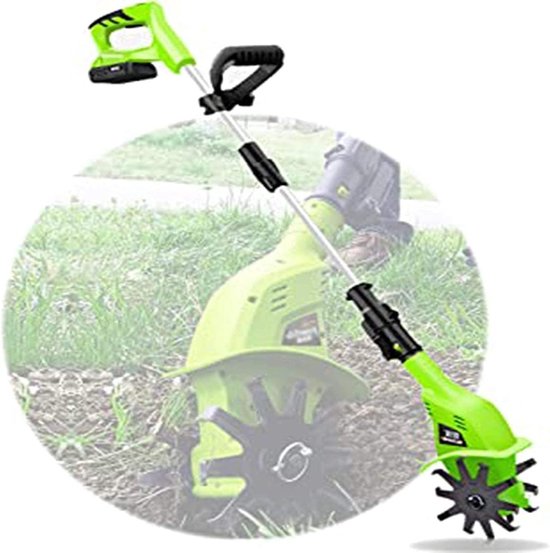 Tuinfrees - Bodemverluchter - Bodem losmaken - Verstelbare handgreep - 25cm diep - Zwart