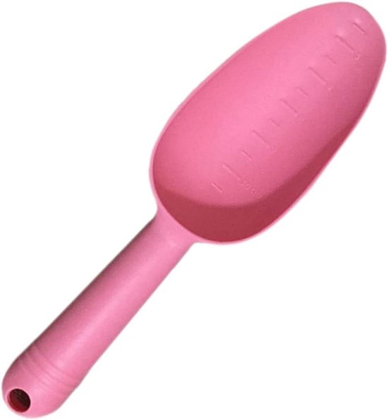 Tuingereedschap Kinderen - Schepjes Zandbak - Kleine Planten Verpotten - Centimeter Markeringen - 25.5 cm - Roze