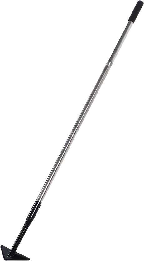 Tuingereedschap Schoffel - Onkruidsteker - Tuinonderhoud - Afneembare steel - Tot 145 cm - Zilver