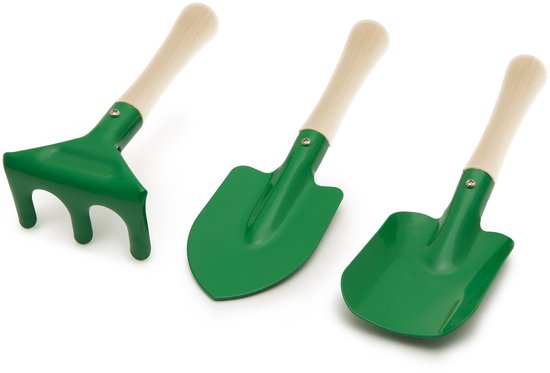 Tuingereedschap Set 3 Delig Kind - Schepjes En Harkje Voor Kinderen - Strand Speelgoed Set - Zandspeelgoed Voor Strand En Zandbak - Kinder Speelgoed Buiten van Merkloos	