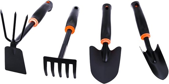 Tuingereedschap Set - Handgereedschap Tuin - Planten Verpotten - 4 Delige Set