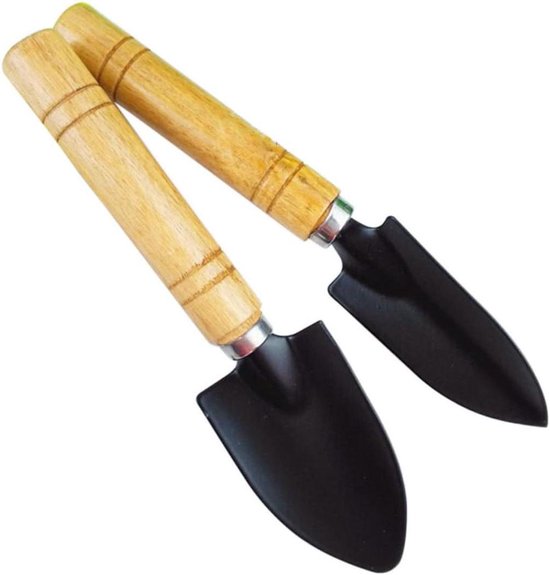 Tuingereedschap Set - Handgereedschap Tuin - Planten Verpotten - Stevige Constructie - 18 x 6.5 x 2 cm - Zilver