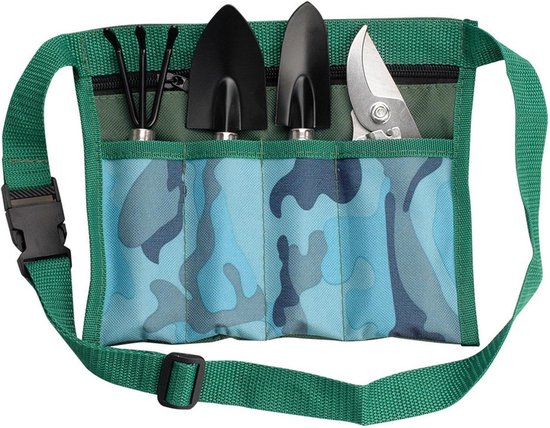 Tuingereedschap Set - Handgereedschap Tuin - Tuinonderhoud Gemak - Ergonomische Greep - 5 Delig - Groen