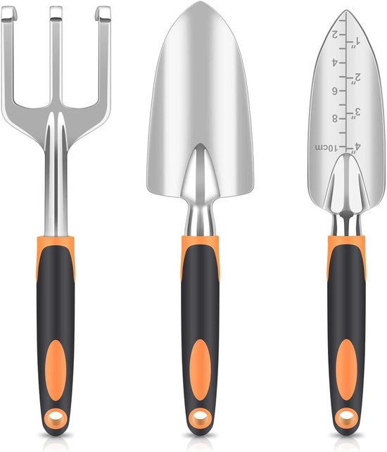 Tuingereedschap Set - Roestvrij gereedschap - Tuinonderhoud - Ergonomische handgrepen - 1.5 kg - One Color
