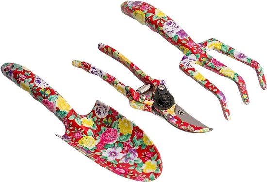 Tuingereedschap Set - Roestvrij Metaal - Binnen en Buiten - Ergonomische Handgrepen - 10 Millimeter - One Color