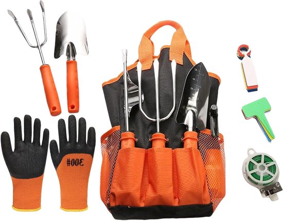 Tuingereedschap Set - Tuin Werkset - Tuin Onderhoud - Roestvrij Staal - 13 Delig - Uniek Kenmerk