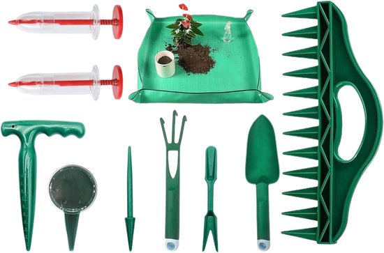 Tuingereedschap Set - Tuinbenodigdheden Planten - Buiten Tuinieren - ABS Constructie - 10-delige set - Niet gespecificeerd