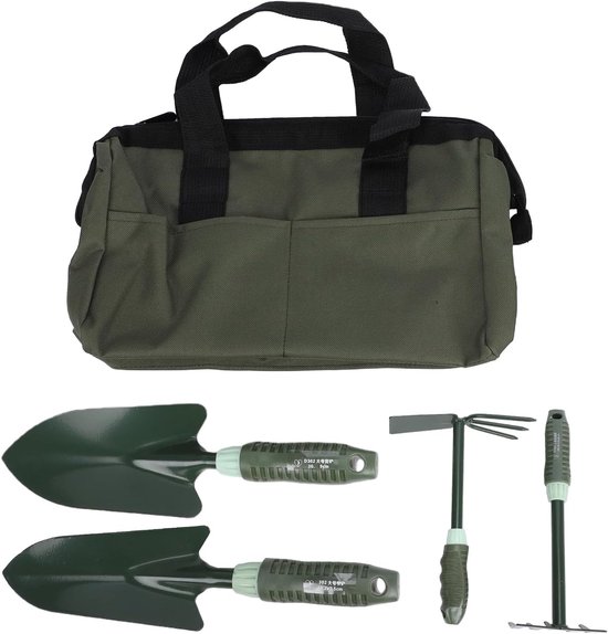 Tuingereedschap Set - Tuinwerk Set - Graven Wieden Losmaken - Inclusief Opbergtas - 38x20x14 cm