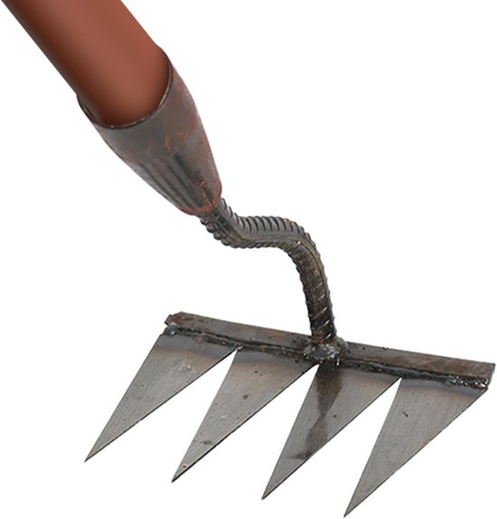 Tuingereedschap Set - Wiedenrake Tuinhark - Onkruid Verwijderen - Gehard Staal - 21.6 cm - Zwart van Merkloos	