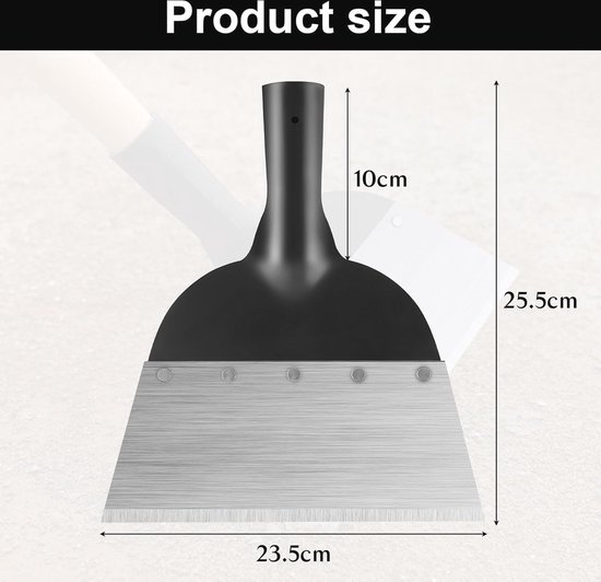 Tuingereedschap voor onkruidverwijdering en multifactore buitenreiniging - ideaal voor wieden, reinigen, bemesten en sneeuwschoppen van Merkloos	