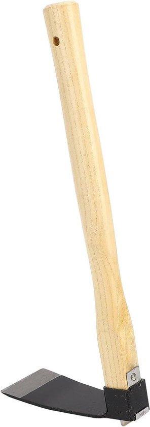 Tuinhaard met Houten Handvat - Schoffel Tuin - Onkruid Wieden - Dubbele Klinknagels - 40 x 17 cm - Niet gespecificeerd