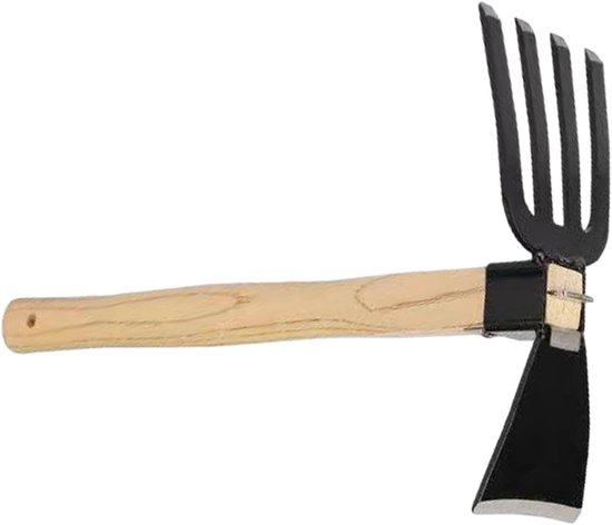 Tuinhak en Weder - Tuinwieder Handgereedschap - Onkruid Verwijderen - Dubbele Veiligheidsfunctie - 27 x 13 x 9 cm
