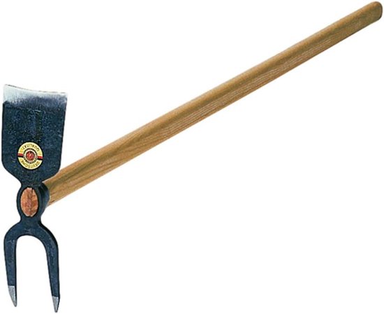 Tuinhak met steel - Breedblad hak - Onkruid verwijderen - Gesmeed staal - 135 cm lang - Niet gespecificeerd