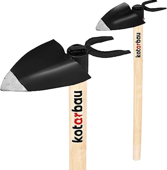 Tuinhak met Steel en Tanden voor Tuinverzorging en Onkruid van Merkloos	