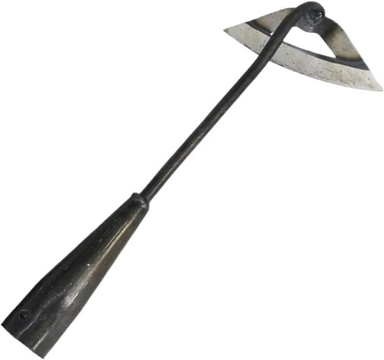 Tuinhak - Onkruidsteker Bodemhak - Tuinonderhoud - Hittegesmeed Staal - 35 x 16 x 8 cm - Enkele attribuut