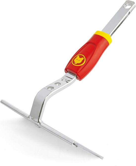 Tuinhakselaar Rood - Hak Mulch - Onkruid Verwijderen - Stevig Metaal - 15x20x10 cm - Rood van Merkloos	