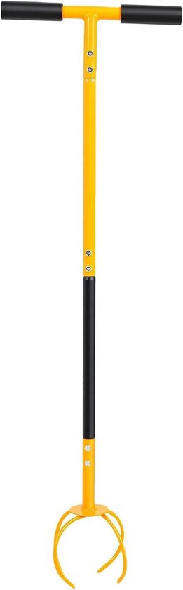 Tuinhandfrees - Bodemwoeler Cultivator - Tuinonderhoud - Ergonomisch Handvat - 97 cm - Zwart