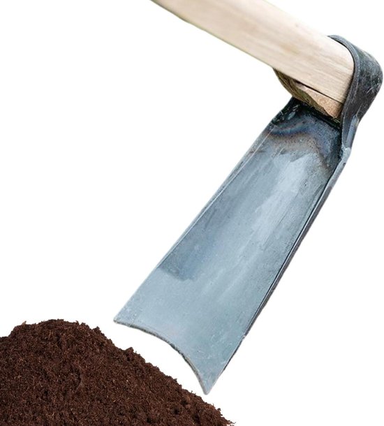 Tuinhandschoffel - Onkruidverwijderaar - Tuinonderhoud - Gehard koolstofstaal - 33x11x6 cm - A