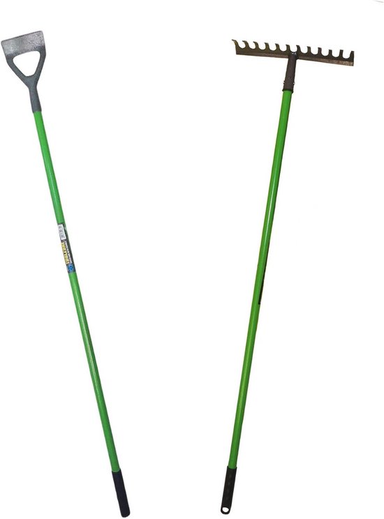 Tuinhark en Schoffel Set voor Tuinieren - Professionele Tuin Gereedschappen 2-pack