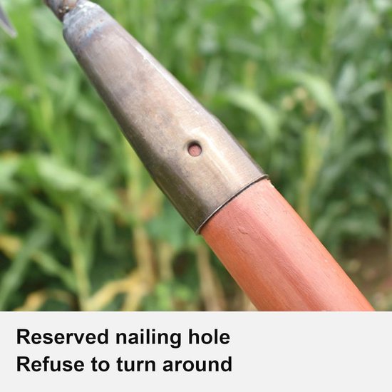 Tuinhark - Koolstofstaal Onkruidhark Voor Wieden, Verticuteren & Harken van Merkloos	