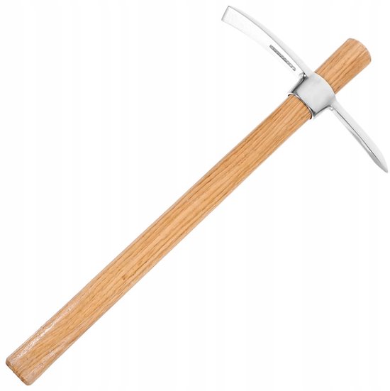 Tuinharken van roestvrij staal en hout van Merkloos	
