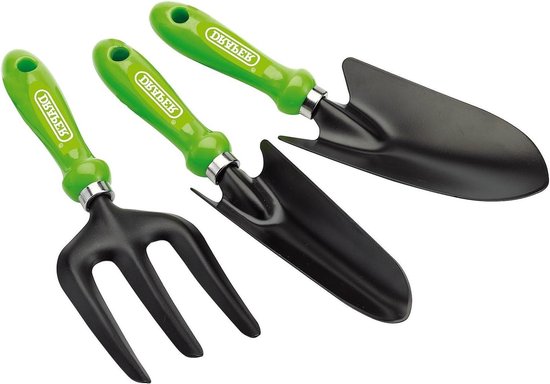 Tuinieren Hand Tool Set - Groen (3-delig)34x205x43 cm - Gemakkelijk te vinden van Kinzo Garden