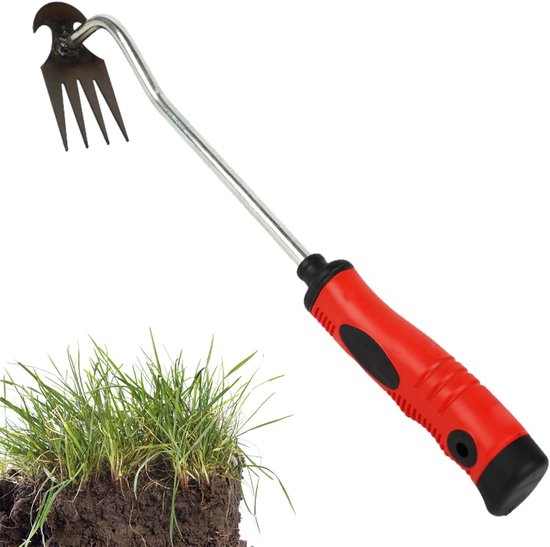 Tuinieren Handonkruidsteker - Onkruidverwijderaar - Onkruidverwijderaar Met Steel - Voegenkrabber Met Steel - Tuinhark - Traditionele Tuinhark - Onkruidjager - Schep - Hark - Cultivator - Schep - Hark - Cultivator van Merkloos	