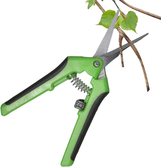 Tuinknipper - Snoeigereedschap - Planten Snoeien - Veilige Vergrendeling - 16.5 cm - Groen