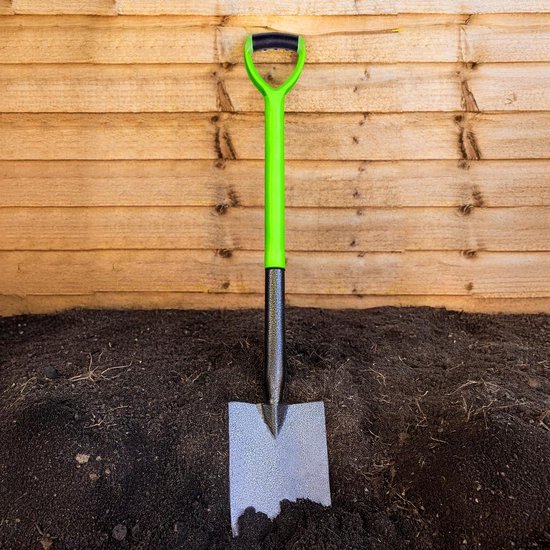 Tuinmijl® Heavy Duty Robust Digging Garden Spade Shovel Fork Dutch How to Rake Landscaping Tools Patio Digging Spade