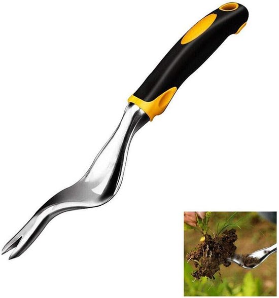 Tuinonkruidverwijderaar met ergonomische handgreep van aluminiumlegering. Onkruidverwijderaar voor het verwijderen van paardenbloemen, distels en ander onkruid.