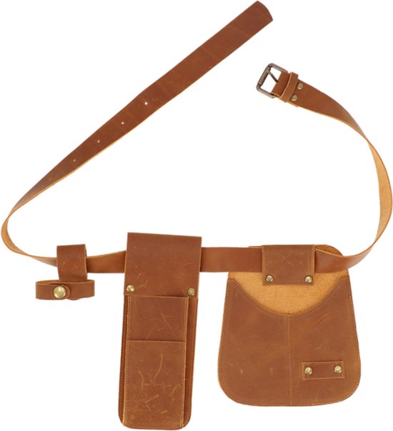 Tuinriem – Rundsleer – Met Zakken – Duurzame Tuingereedschap Riem van Merkloos	