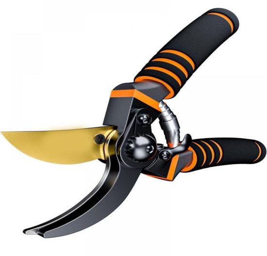 Tuinschaar - Snoeischaar - Bypassschaar - geschikt voor takken, heggen en bloemen - Tuinschaar cadeau van Merkloos	