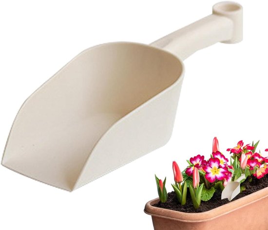 Tuinschep - plantenschep -kunststof - Multischep- Ergonomische Roestvrijstalen Tuinschep - Plantenschepje -Diepe Bodem - Tuinschepje - Handschepje - Tuingereedschap - 28.5×7.5 cm