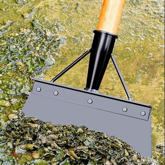 Tuinschep Roestvrij Staal – Multifunctionele Schep voor Onkruid wieden en Schoonmaken van Merkloos	