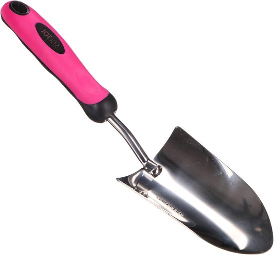 Tuinschep - Roestvrij staal - Roze kleur - 33 cm van T