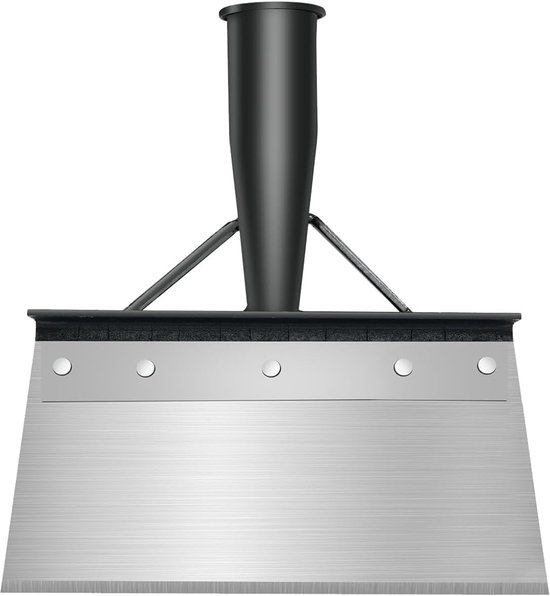 Tuinschep, tuingereedschap, multifunctionele reinigingsschep, onkruidverwijderaar, impactkrabber, buitenruimte, huis, boerderij (21 cm, zonder houten steel) van Lorinser
