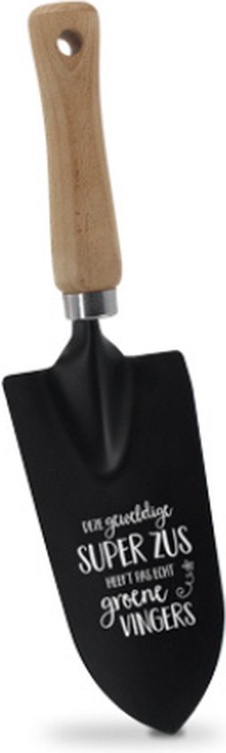 Tuinschep - Zus- schepje met tekst - cadeau idee zus - tuin van T