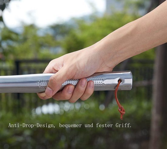 Tuinschoffel, roestvrijstalen tuinhark, kan worden gebruikt voor tuingereedschap in de buitenlucht losmaken van grond uitgraving wieden planten (14,3 "x 23, Chrome) van T