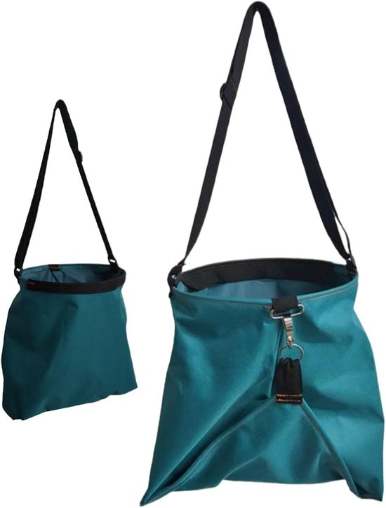 Tuinschort Dames - Tuin Schort - Bessen Verzamelen - Waterdichte Constructie - 40 x 38 cm - Groen
