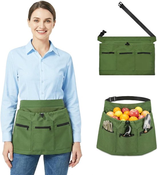 Tuinschort - Verstelbaar schort - Bescherming bij tuinieren - Voor mannen en vrouwen - 30 x 19.5 cm - Niet gespecificeerd