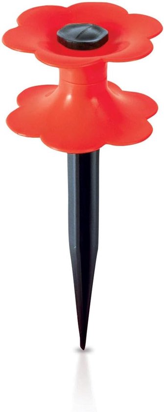 Tuinslanggeleiding 17 cm - meerkleurig - bloemenlook - voorkomt slang- en kabelwartel - ServiceTopper