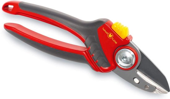 Tuinsnoeischaar Rood 29 x 3.8 x 2.8 cm met Anti-Kleef Coating van Merkloos	