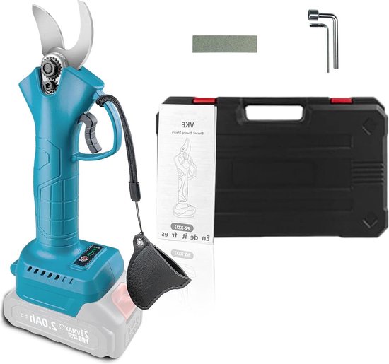 Tuinsnoeischaar set 0406 blauw met ergonomisch handvat van T