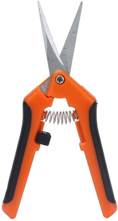Tuinsschaar 16,5 cm - Veerbelast met Comfortgreep, Minder Belastend voor Handen - Veilig & Stevig voor Snoeien en Onderhoud van Merkloos	
