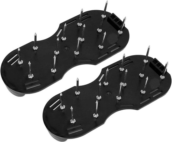 Tuinventilatieschoenen: één maat voor iedereen; een compleet hulpmiddel voor het losmaken en beluchten van de grond, geschikt voor gazons, terrassen en tuinen. van Merkloos	