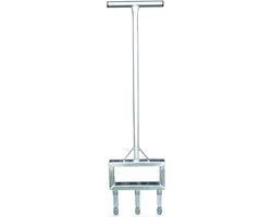 Tuinvork Aerificeerder - Gazonbeluchter Vork - Gazon Verzorging - Verzinkt Staal - 107 cm Lengte - Zilver