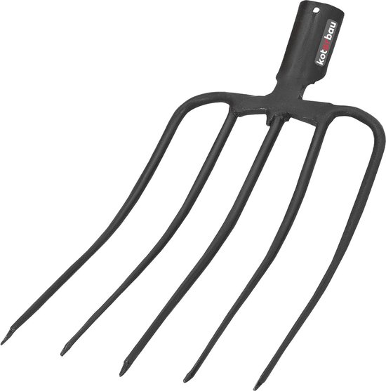 Tuinvork met 5 Tanden voor Efficiënt Tuinieren en Landbouw van T