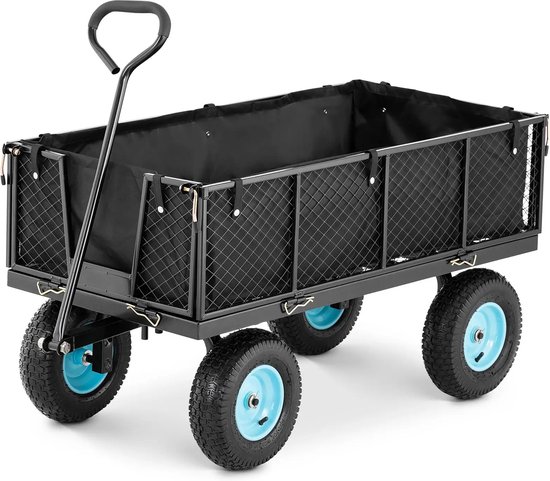 Tuinwagen - opvouwbaar - 550 kg - hillvert