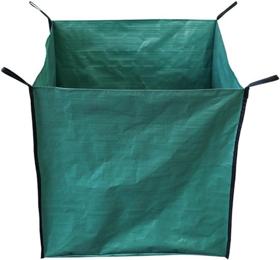 Tuinzakken Big Bag - Afvalzak Gazon - Tuinafval Verwerken - Met 4 Hefogen - 720 Liter - Groen